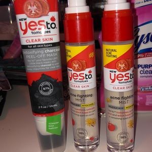 Clear Skin acne fighting mist & Charcoal Face Mask